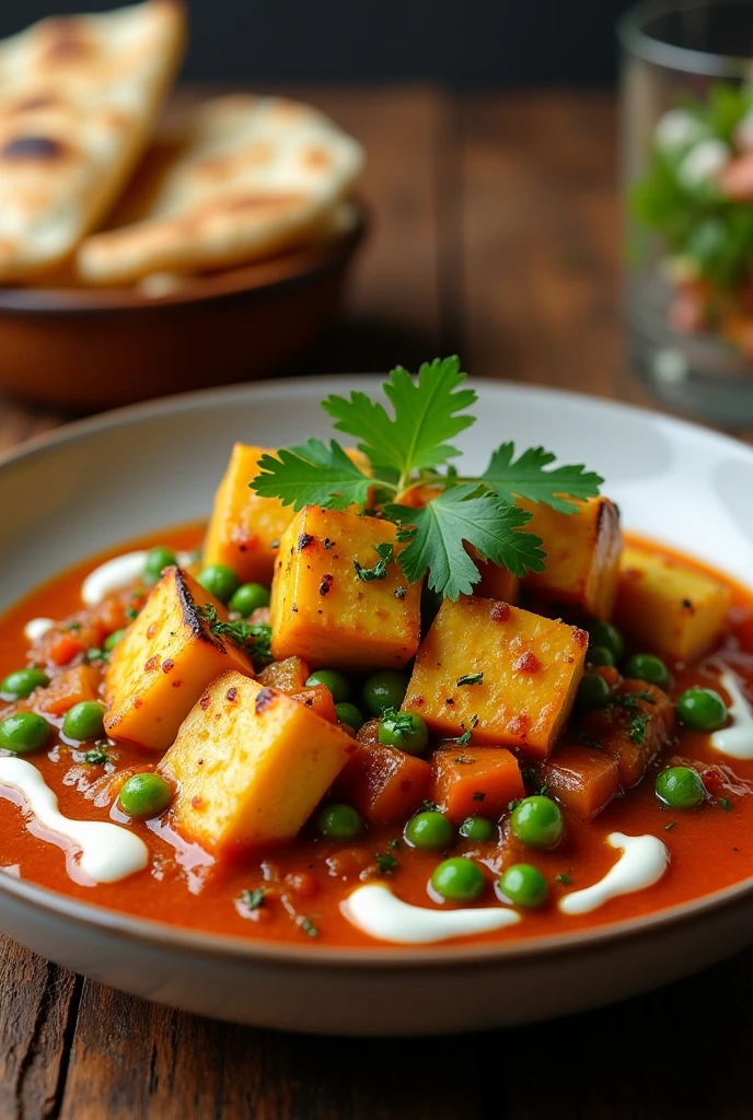 matar paneer 